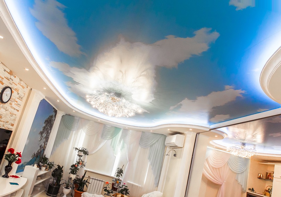 Заказать потолок с фотопечатью в г. Азов